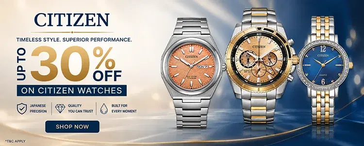 Exclusive Citizen Watch Offers Up to 30% Off